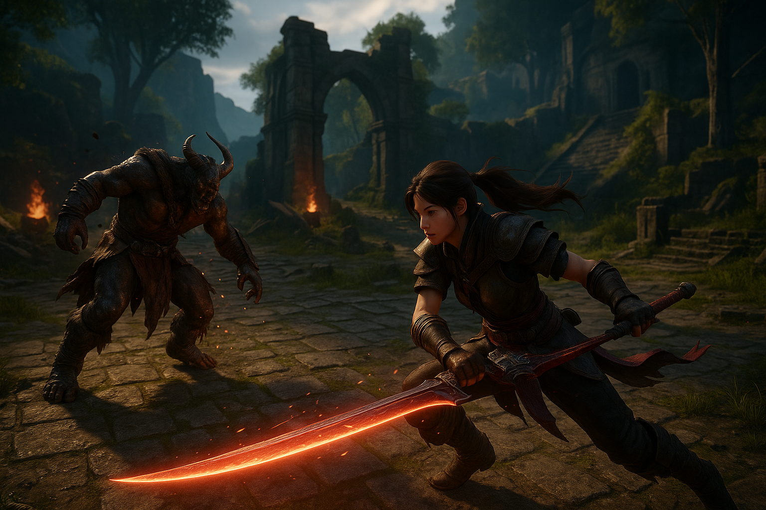 Who Will Enjoy The Mir4 Game? - gameplay scene in mir4 game: MIR4 Review: Combat, Grind, and Is It Worth Playing?