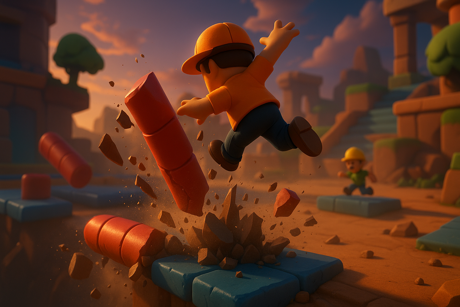 Stumble Guys Mobile in 2026: Updates, Events, and Why It’s Worth Returning - gameplay scene in Stumble Guys Mobile 2026: Why It's Worth Returning