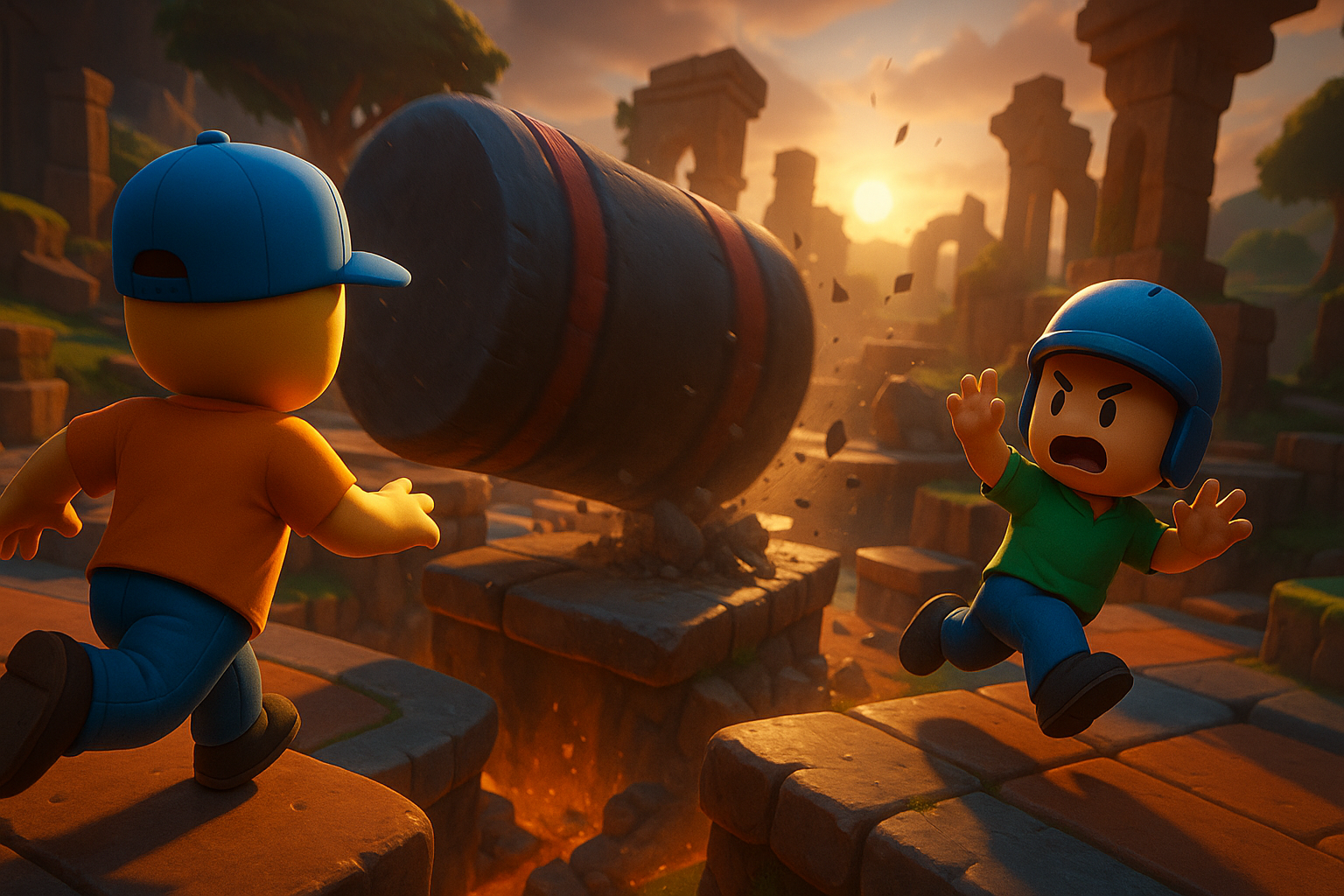 What to Play if You Want Fast Laughs in Stumble Guys PC - gameplay scene in Is Stumble Guys PC Worth Playing for Quick Multiplayer Chaos?