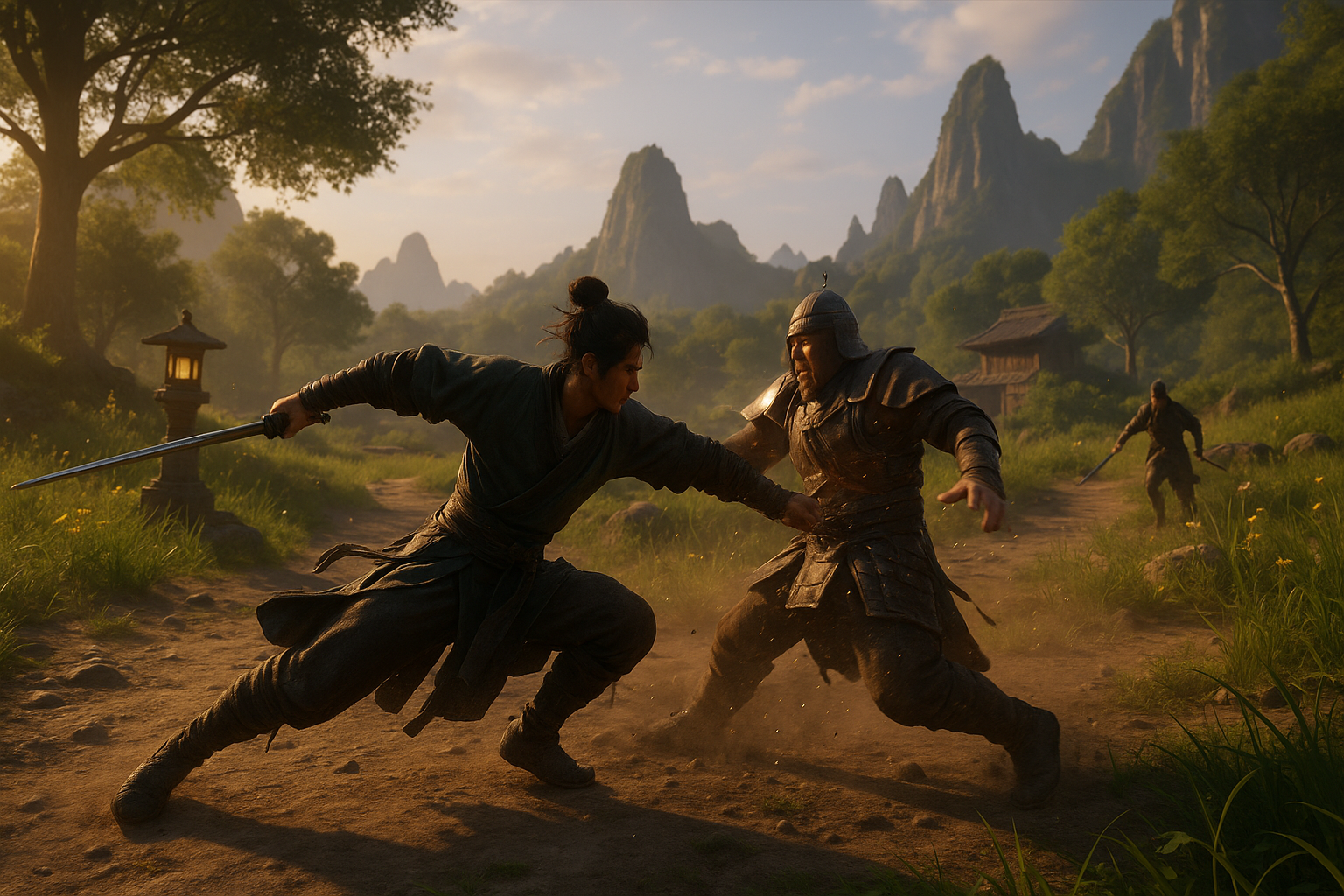 Who Gets the Most Out of This Open-World Adventure - gameplay scene in Is Where Winds Meet Worth Playing? A Review of Its Combat, World, and Flow