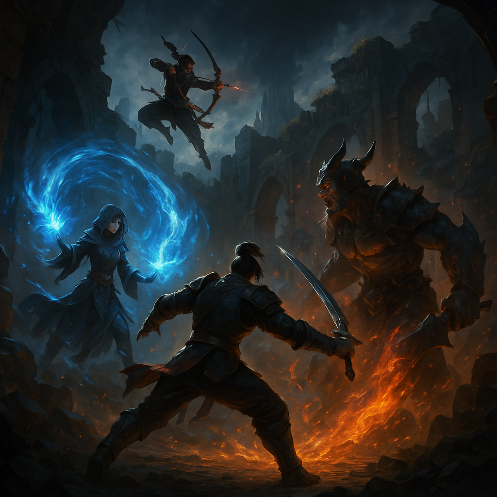 Warriors and clans exploring the vast realm of MIR4 Global