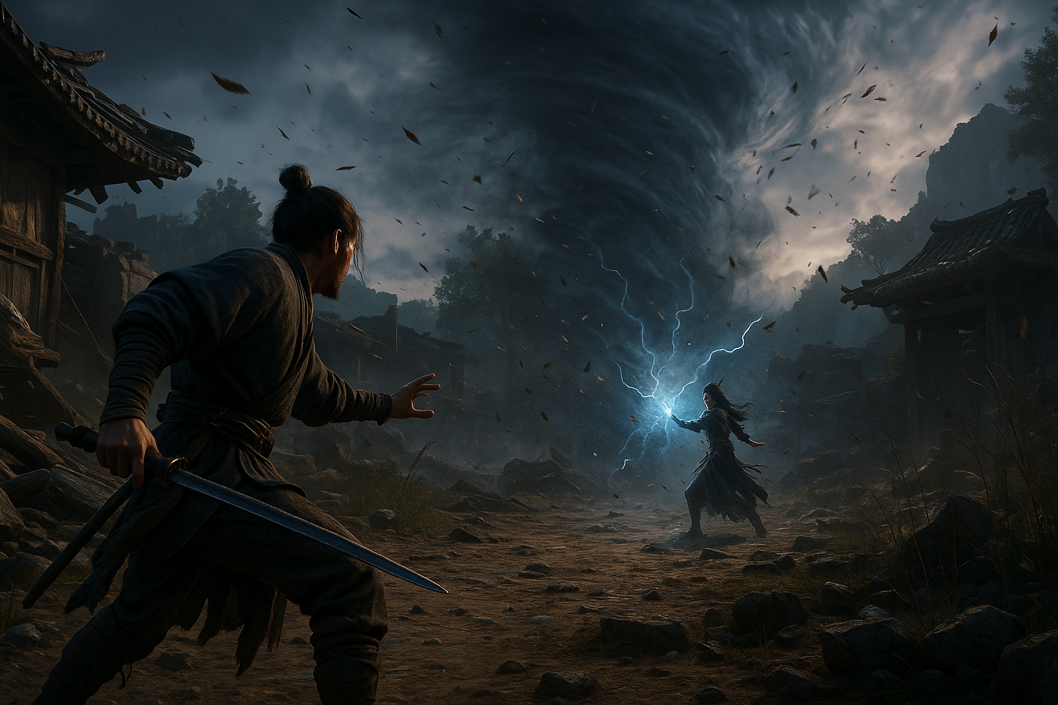 Where Winds Meet AI NPCs Guide: Mechanics, Dialogue, and Tips - gameplay scene in Reading the World of Where Winds Meet AI NPCs: Smart Interaction Tips