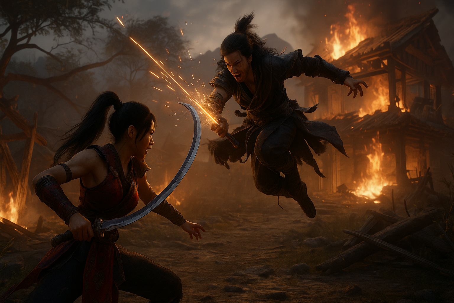 Step Into the Arena With Naraka Bladepoint Beginner Guide - gameplay scene in Master Fast Fights in Naraka Bladepoint With Better Combat and Progression
