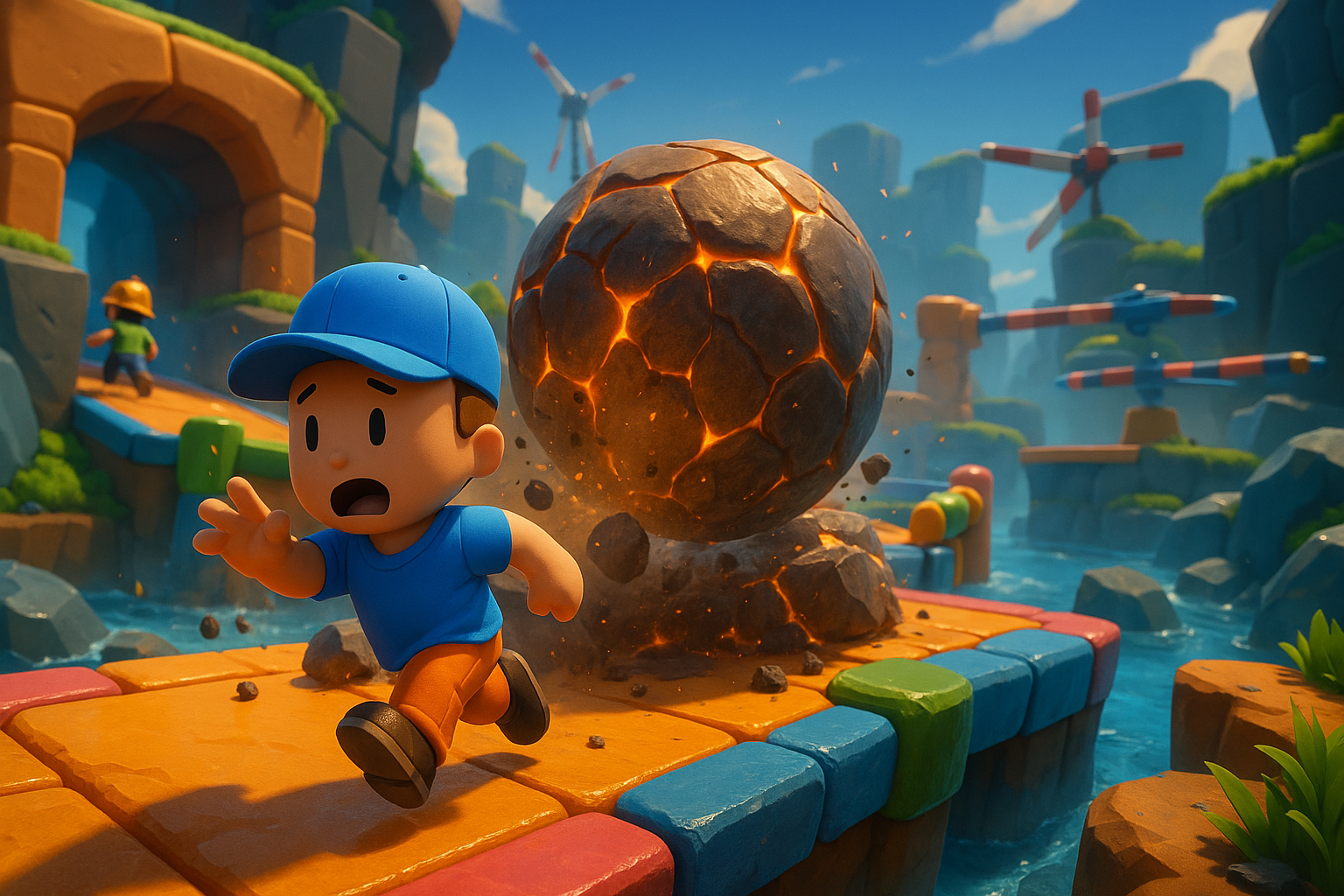 Why Stumble Guys Still Feels Fresh in 2026 - gameplay scene in Stumble Guys 2026: Updates, Tournaments, and Tricks