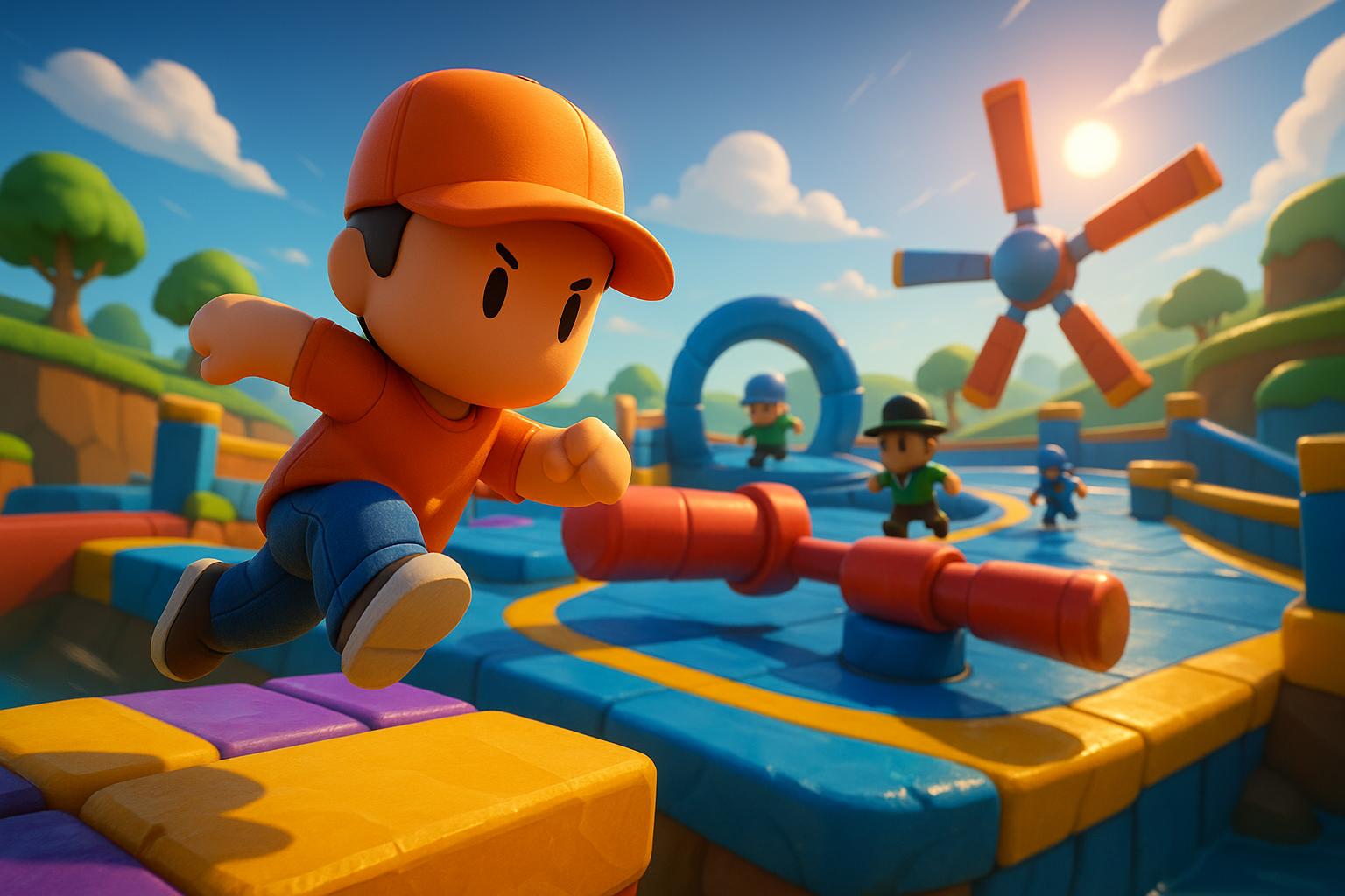 A Simple Way to Jump Back Into Stumble Guys - gameplay scene in Stumble Guys 2026: Updates, Tournaments, and Tricks