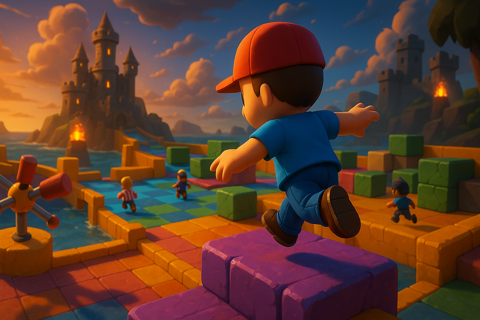Who Will Enjoy stumble guys pc and Why the Genre Stays Popular - cinematic gameplay artwork for Why Stumble Guys PC Is a Great Party Battle Royale on PC