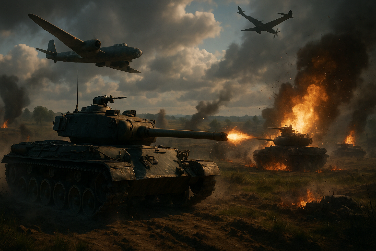 Vehicle Simulator Shake-Up in War Thunder News - gameplay scene in War Thunder