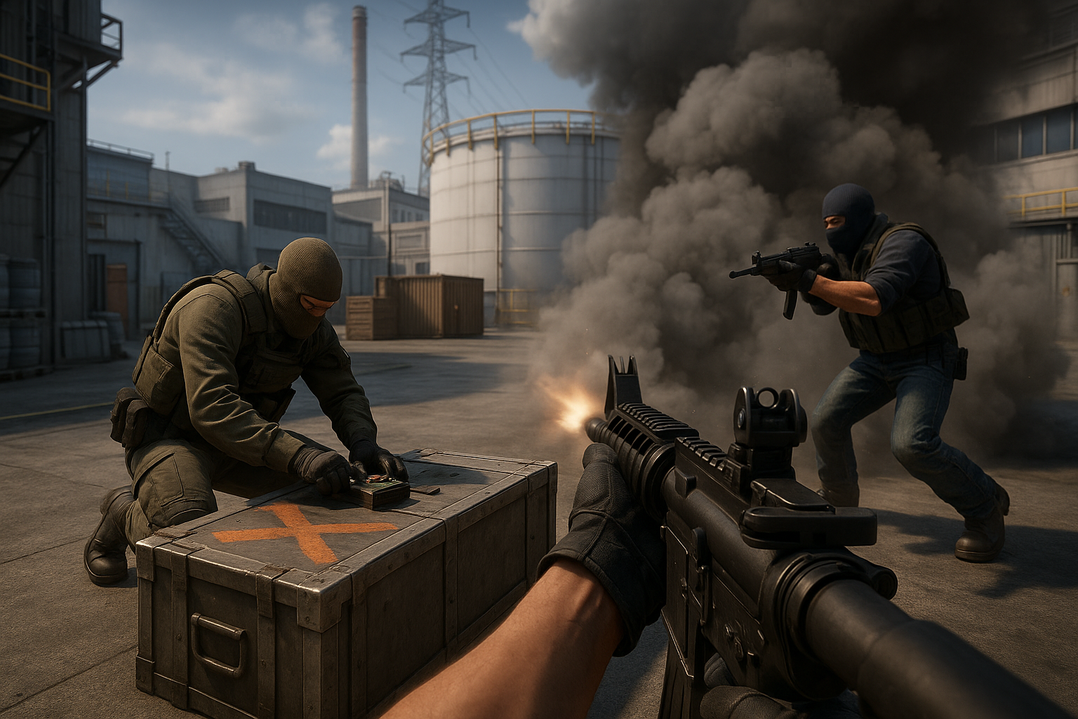 Who Gets the Most From Counter Strike Global Offensive New Case - gameplay scene in Counter-Strike 2