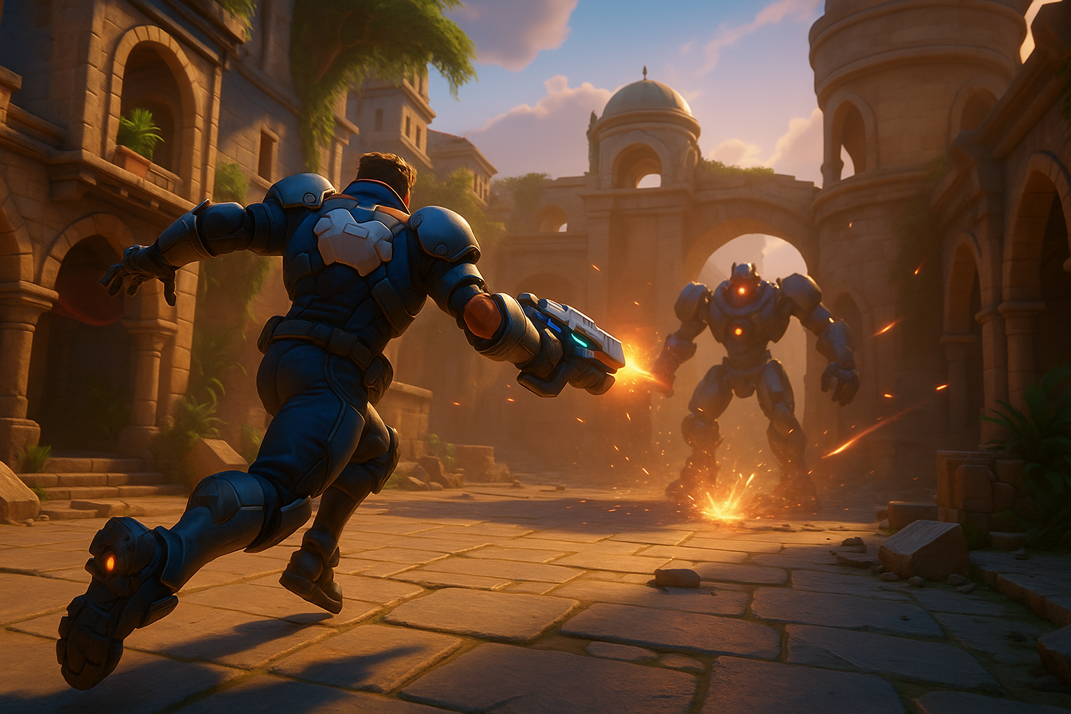 Where New Game Overwatch Meets the Best of the Hero Shooter - cinematic gameplay artwork for New Game Overwatch: Why Overwatch 2 Defines the Hero Shooter