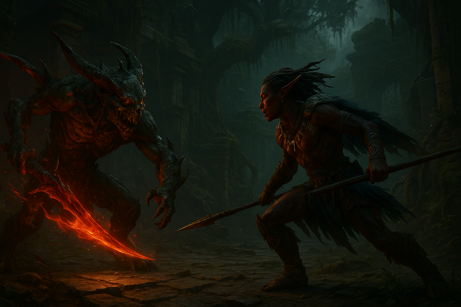 As Vessel of Hatred Opens, Diablo 4 news Turns to Spiritborn and Nahantu - gameplay scene in Diablo 4 news: Vessel of Hatred Launch Adds Spiritborn