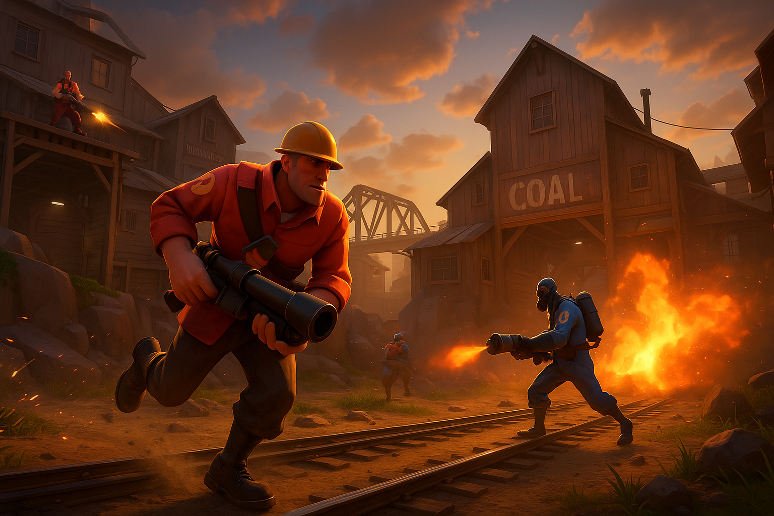 Who Clicks With This Team-Based FPS and Why the Genre Lasts - cinematic gameplay artwork for Fresh Chaos and Smart Teamplay in Team Fortress 2 New Maps