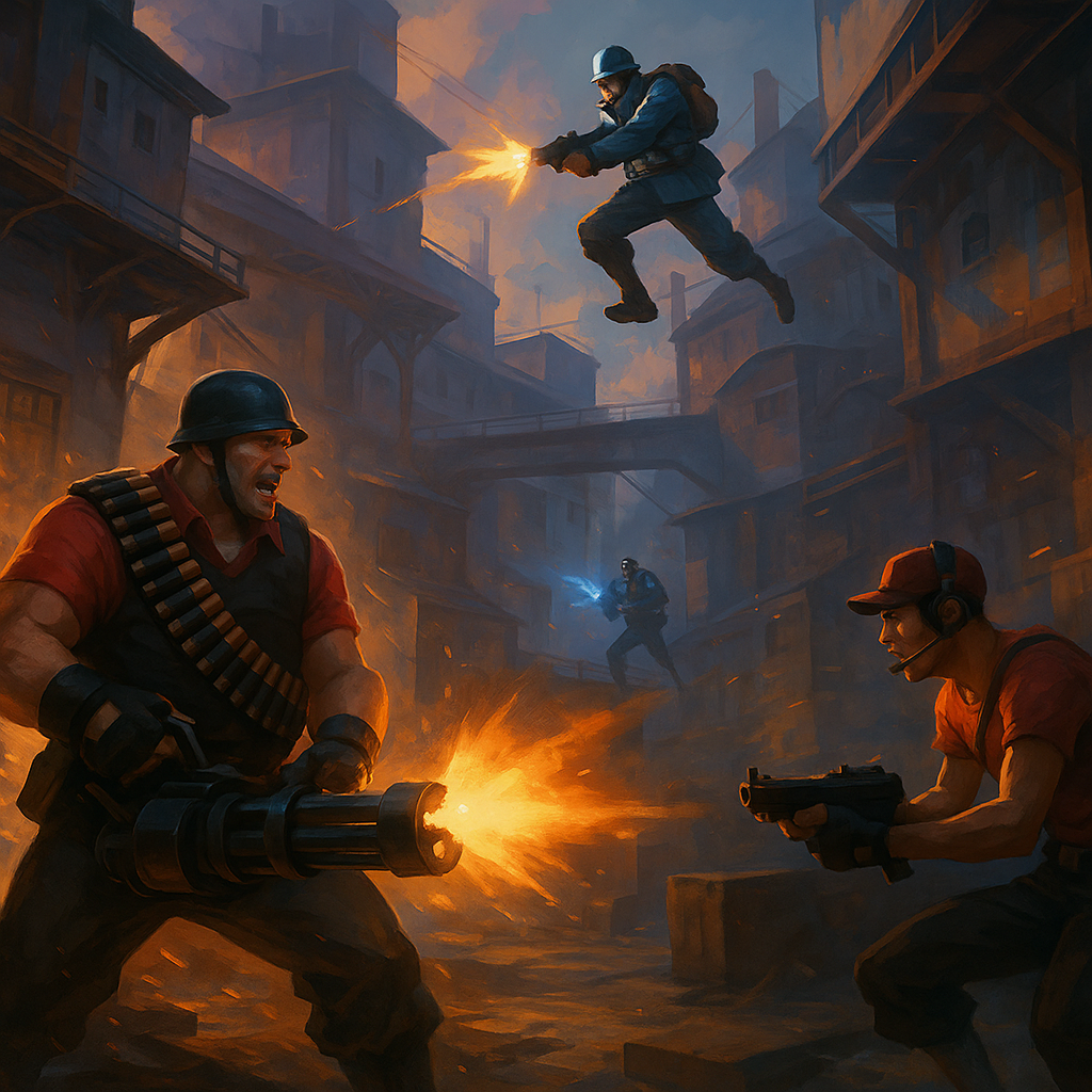 Fresh Chaos and Smart Teamplay in Team Fortress 2 Online Game