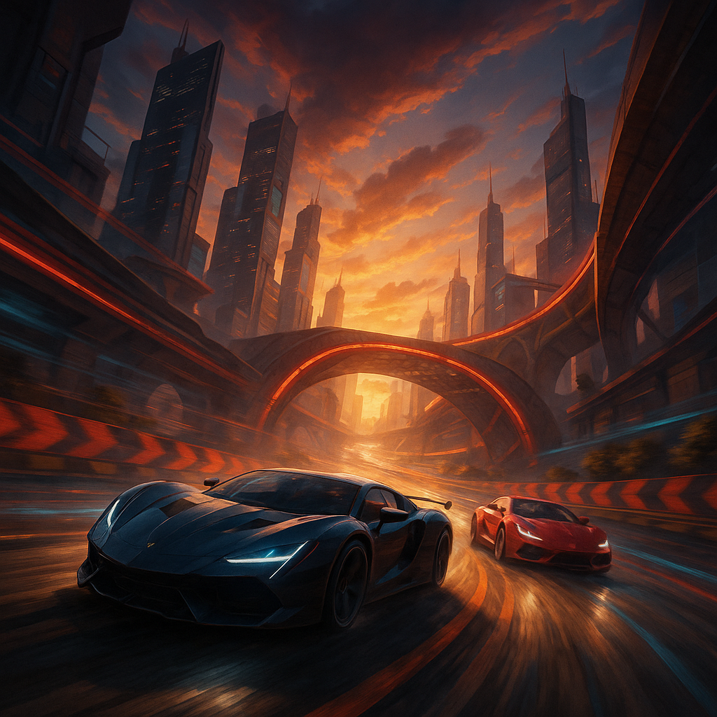 Arcade Racing Action Scene From asphalt legend