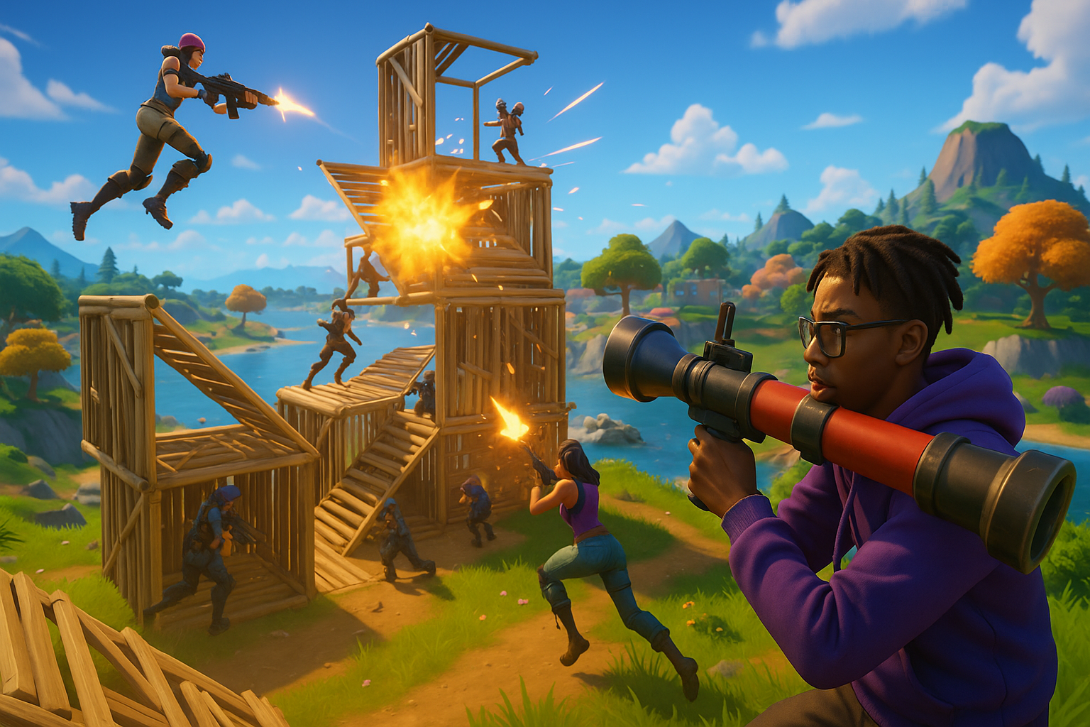 Lil Tecca Headlines the new fortnite season in Shooters & Battle Royale - gameplay scene in Fortnite