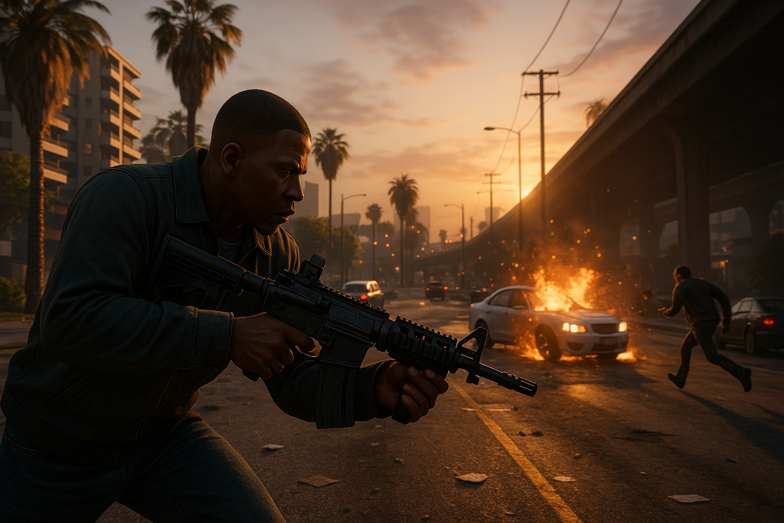 Common Slipups That Slow Grand Theft Auto V Enhanced Progress - gameplay scene in Starting Strong in Grand Theft Auto V Enhanced: Essential Tips and Mechanics