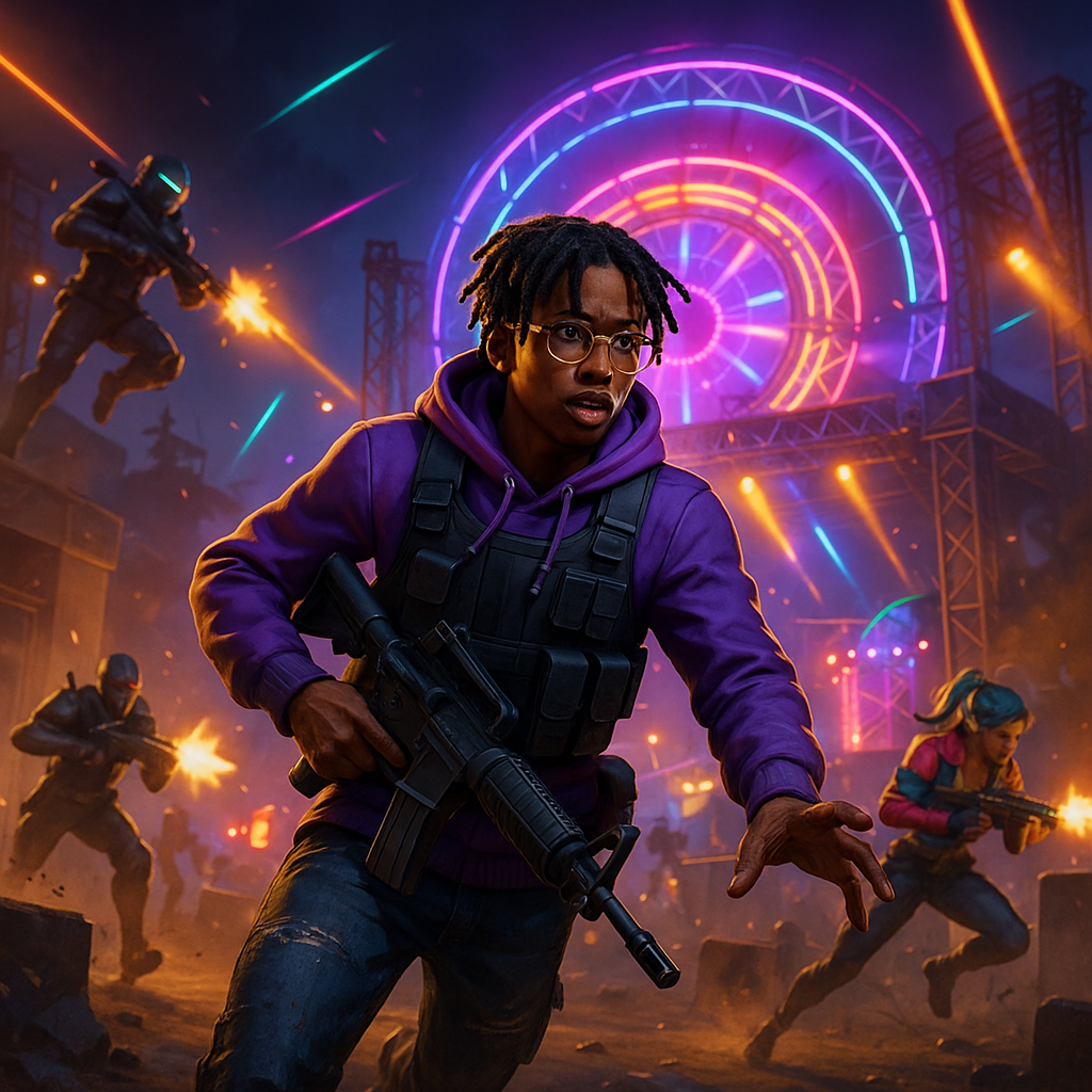 Lil Tecca featured in the new fortnite season Festival artwork