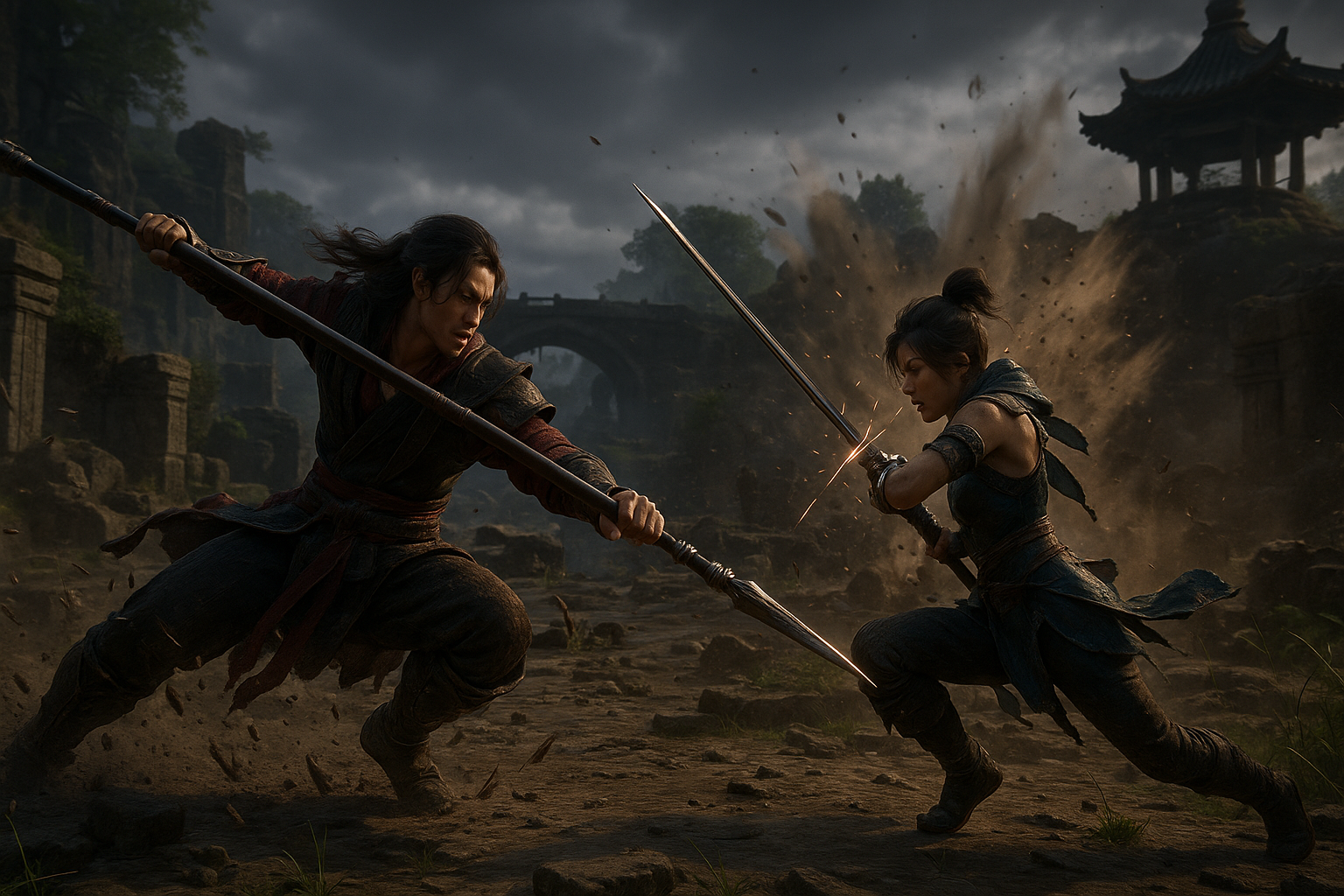 When Every Fight Feels Personal in Naraka: Bladepoint Review - gameplay scene in Fast Duels and Big Risks in This Naraka: Bladepoint Review
