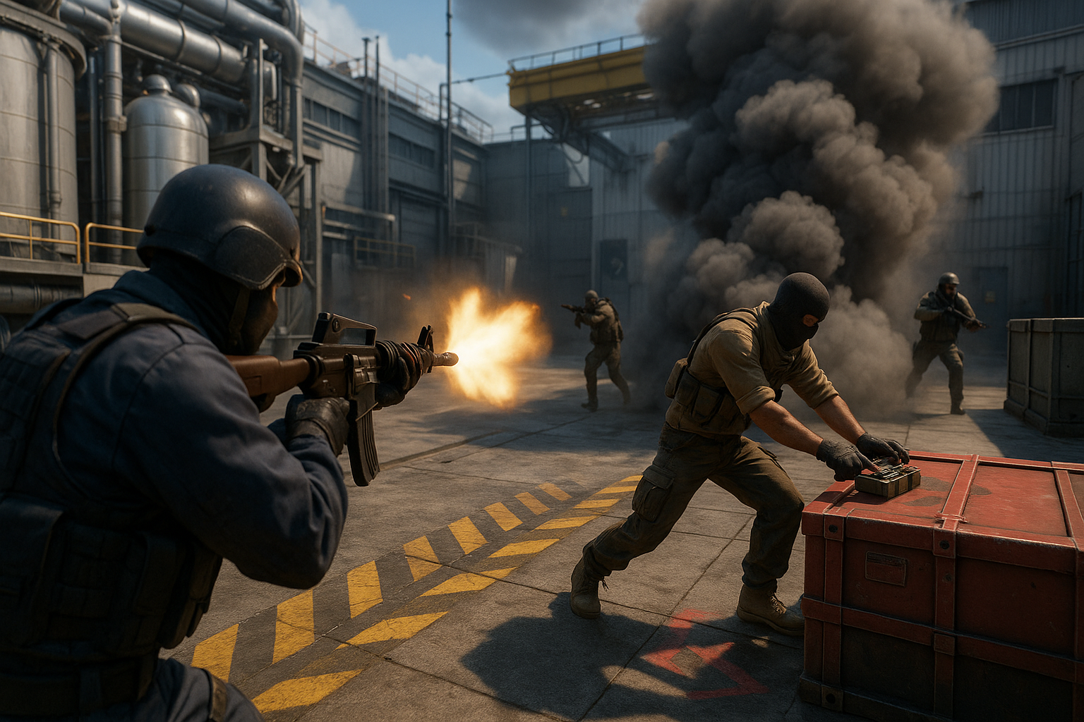 Who New Counter Strike Global Offensive Fits Best - gameplay scene in Counter-Strike 2