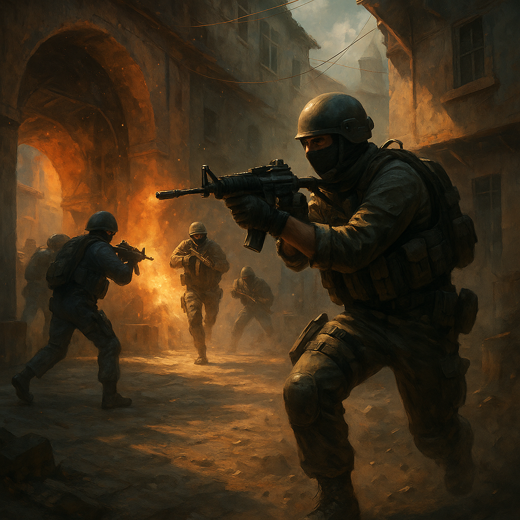 Urban Tactical Match Scene From New Counter Strike Global Offensive